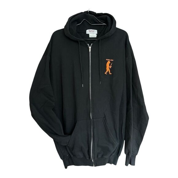 VTG AUTHENTIC Pearl Jam Hoodie 1998 Black - XXL RAREExcellent Condition